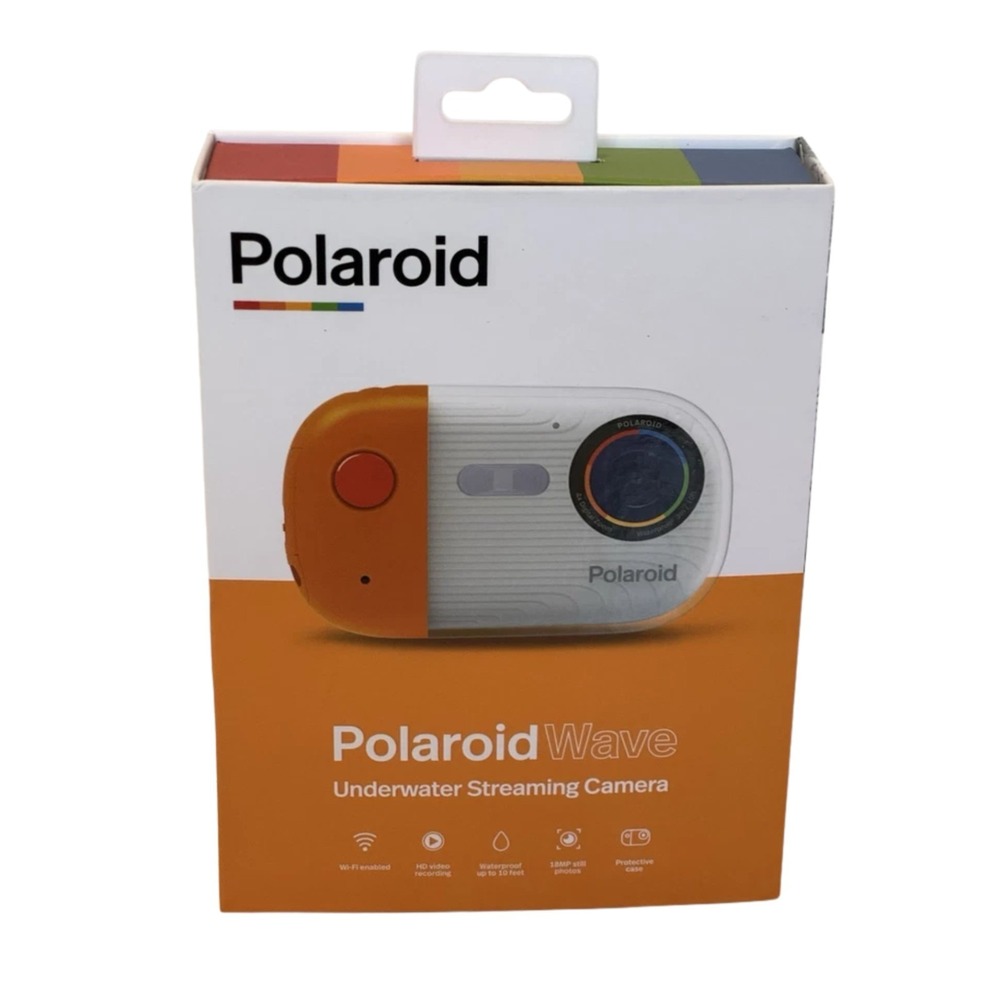 Polaroid Wave Underwater‎ Digital Streaming Camera WiFi Waterproof 18MP Open Box